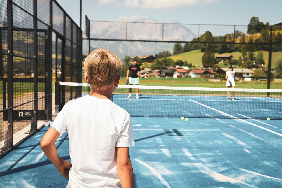 Padel in Kitzbühel mit der ganzen Familie