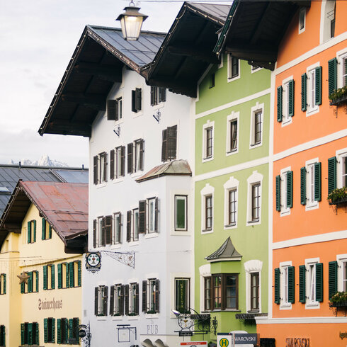 Kitzbühel Innenstadt Fassade