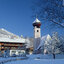 Ortsansicht Aurach Winter (c) Kitzbühel Tourismus - Albin Niederstrasser
