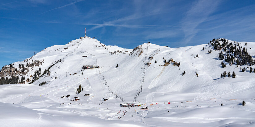 Mulde auf der Kitzbüheler Horn im Winter