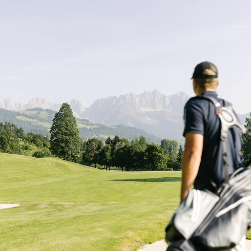 Golfspieler am Golfplatz Kitzbühel-Schwarzsee-Reith