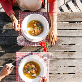 Traditionelle österreichische Küche.