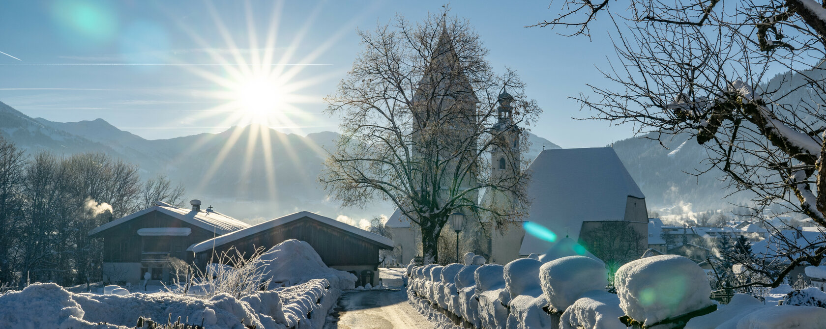 Tiefer Schnee in Kitzbühel