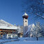 Ortsansicht Aurach Winter (c) Kitzbühel Tourismus - Albin Niederstrasser Aurach bei Kitzbühel im Winter