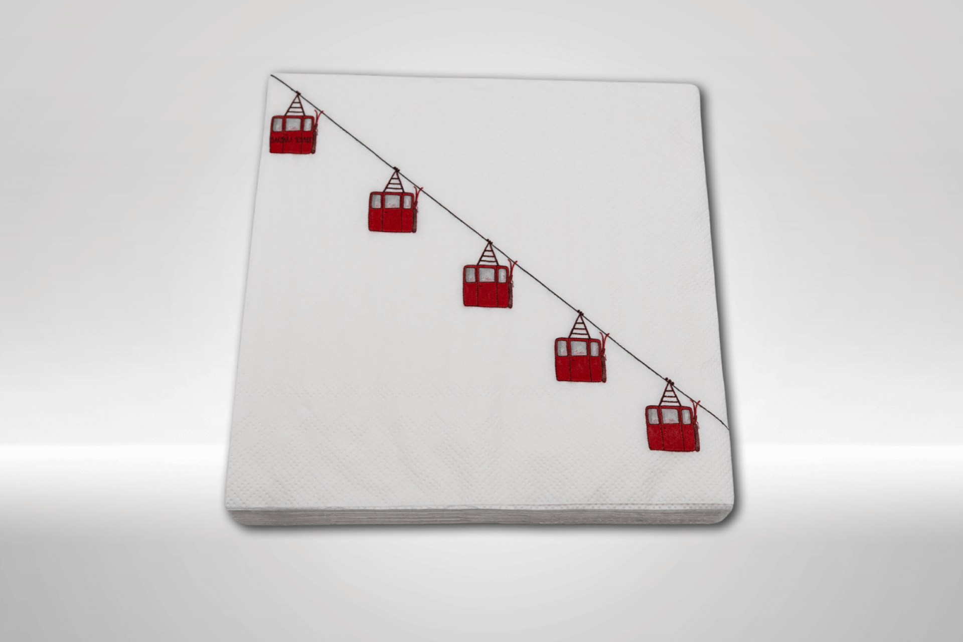 Ein weißer Flurbereich mit einer offenen Garderobe, Kissen und einem kleinen schwarzen Schild