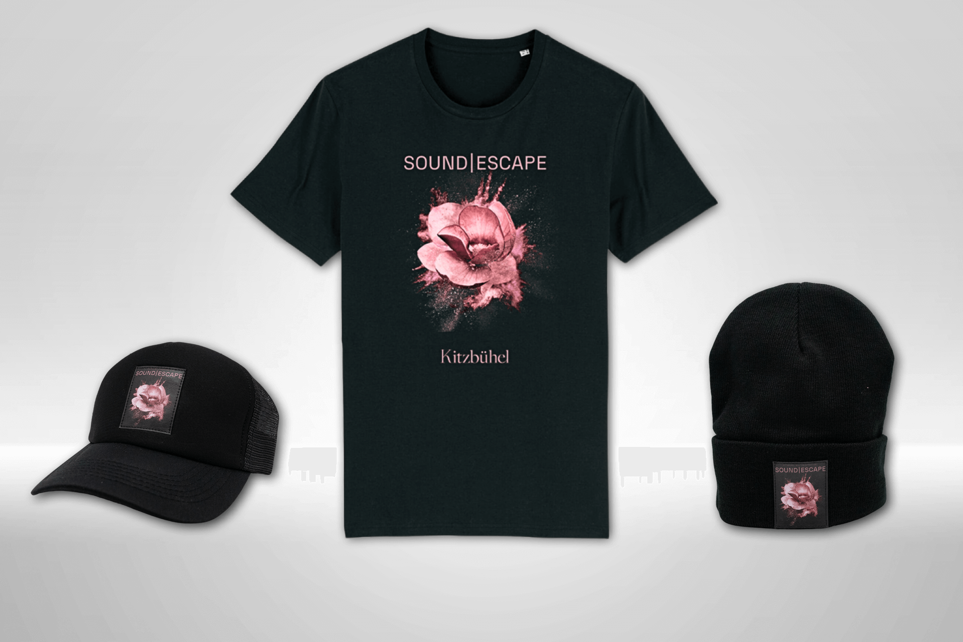 Sound Escape 2024 T-Shirt, Mütze, Schildkappe